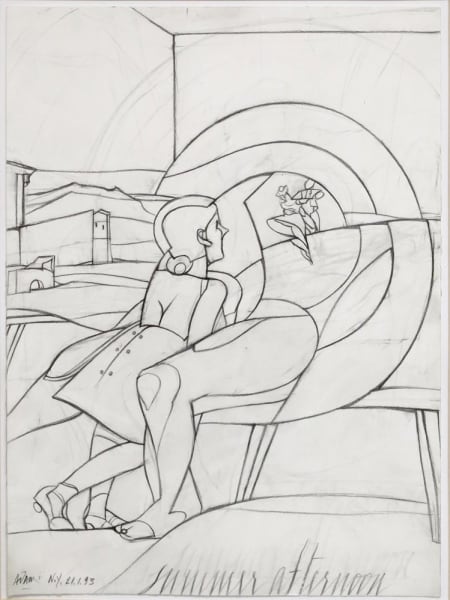 Valerio Adami — Summer afternoon